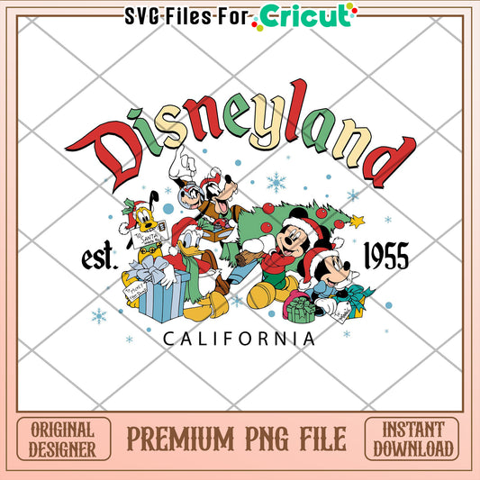 Disneyland Christmas PNG 1955 Design