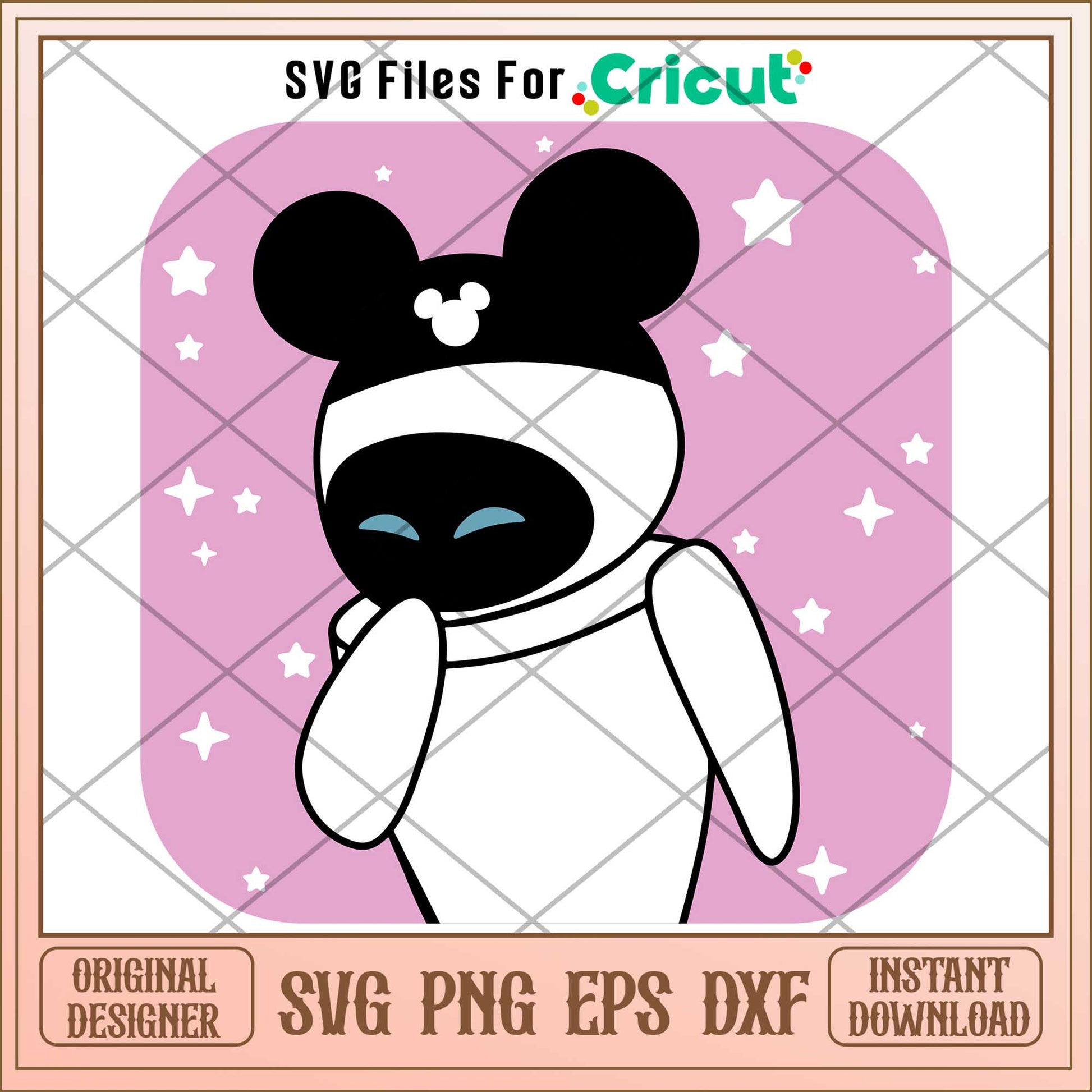 Disneyland Ears eve mickey head svg, walle svg, digital dowload