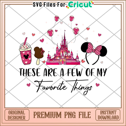 Disneyland Favorite Things PNG