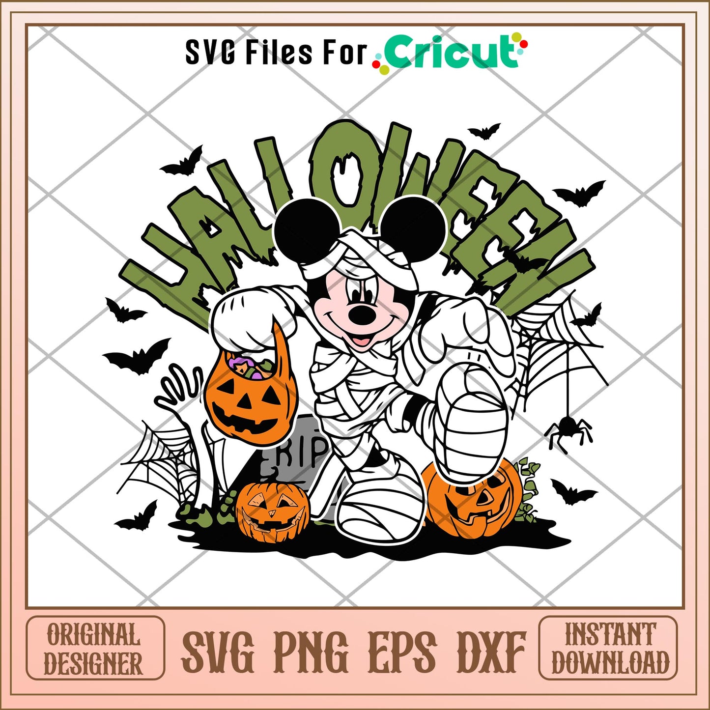 Disneyland Halloween Mouse Mummy svg, Disney characters svg, Digital Download