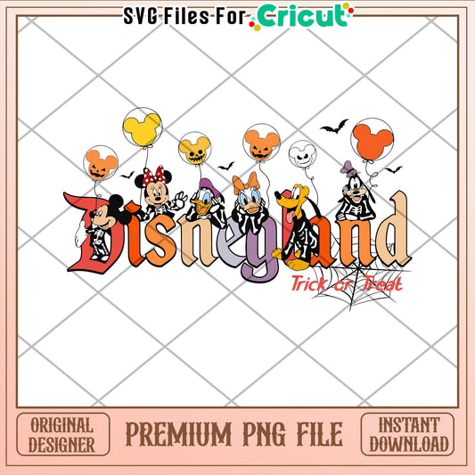 Disneyland Halloween PNG Design