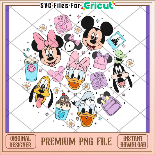 Disneyland PNG Sublimation Design