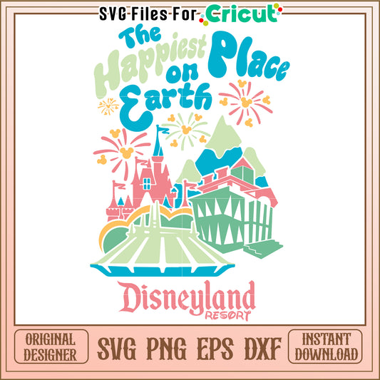 Disneyland SVG Design Instant Download