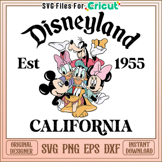Disneyland SVG Design, PNG, EPS, DXF