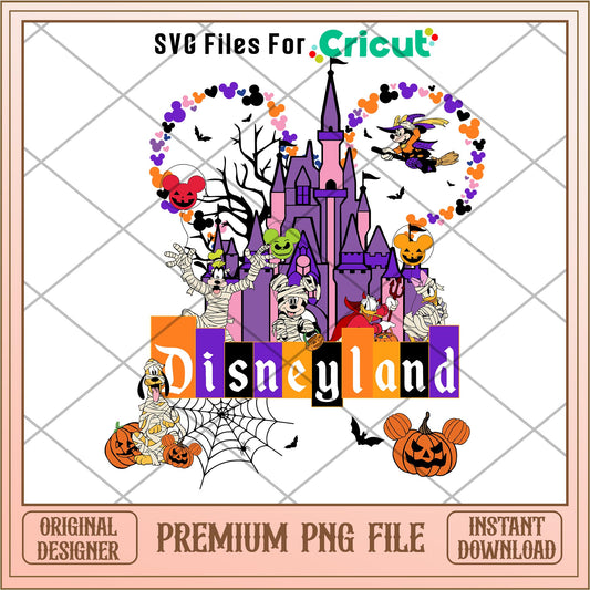 Disneyland halloween png, Disney characters png, Digital Download