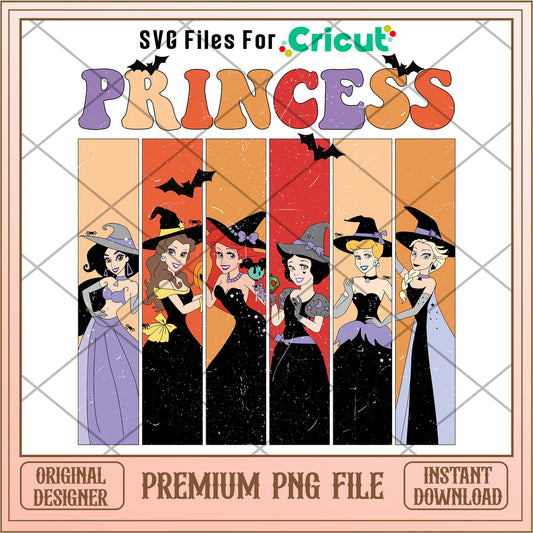 Disneyland  princess halloween png, Disney princess name png,   digital download