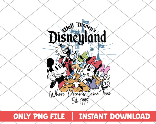 Disneyland where dreams come true disney png