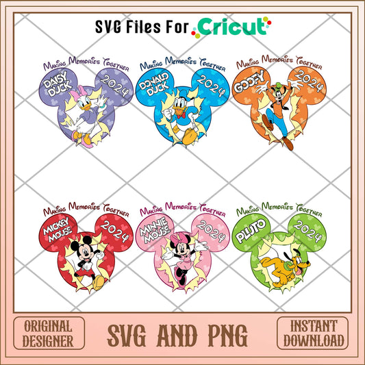 Disney making memories svg bundle 