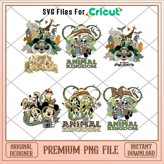 Disney Mickey friends animal kingdom png bundle