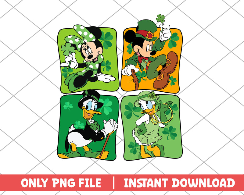 Disney mouse st.patrick day png 