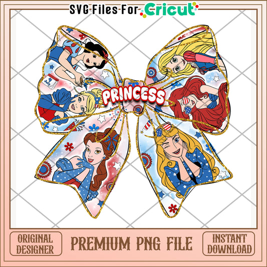 Disney princess 4th of july png, independence day png, disney character png
