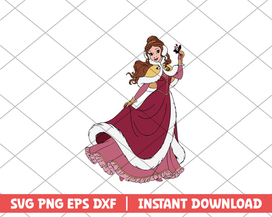 Disney princess belle disney svg