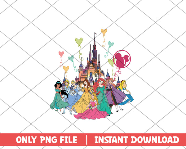Disney princess castle disney png – svg files for cricut