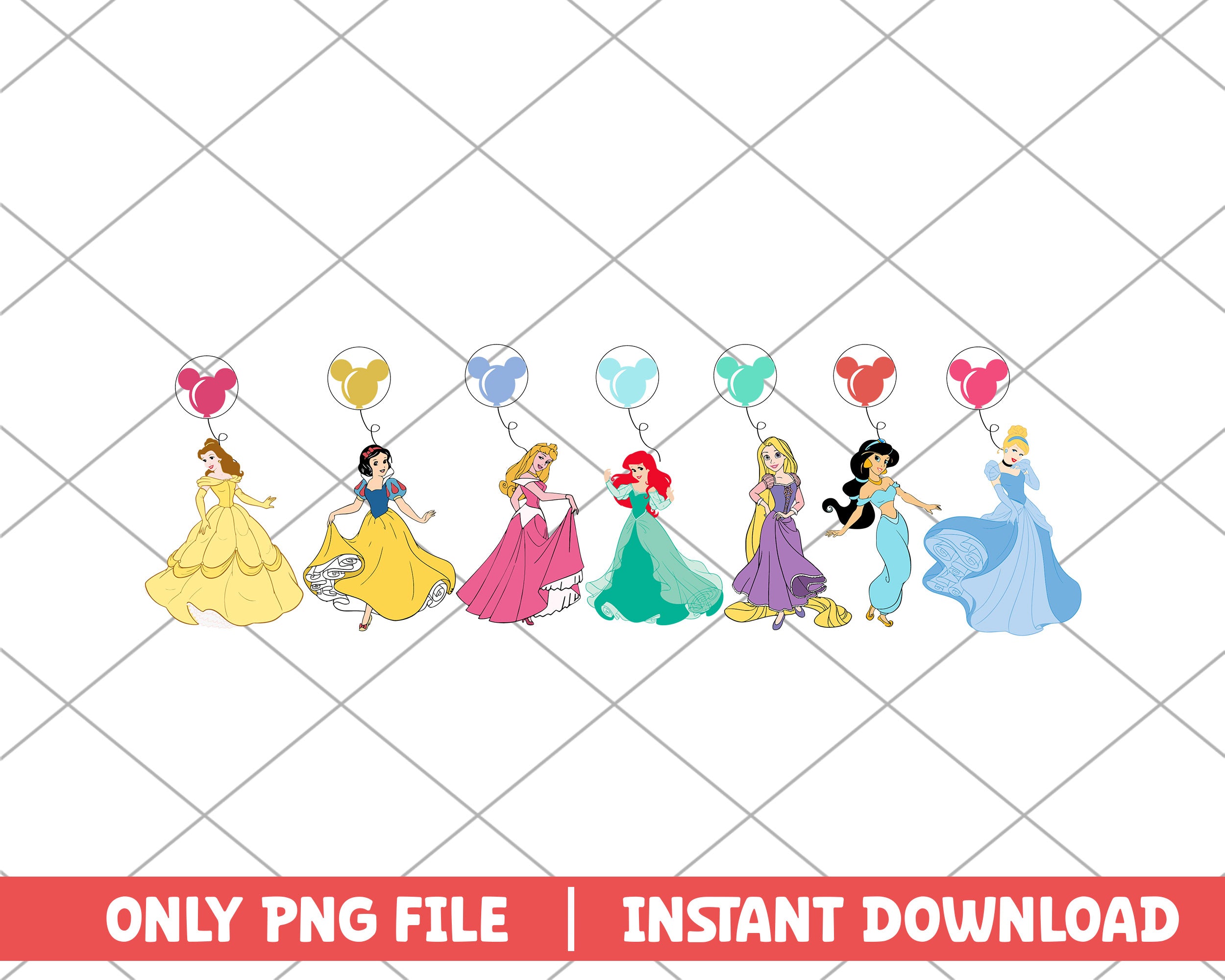 Disney princess disney png – svg files for cricut