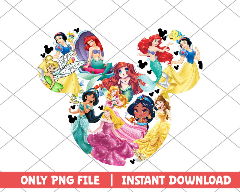 Disney princess disney png – svg files for cricut