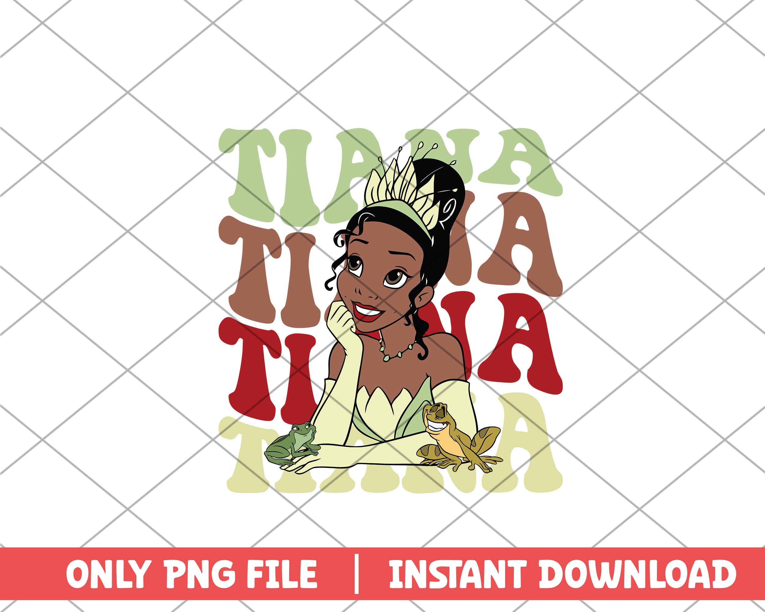 Princess Ti Disney princess tiana disney png – svg files for cricut