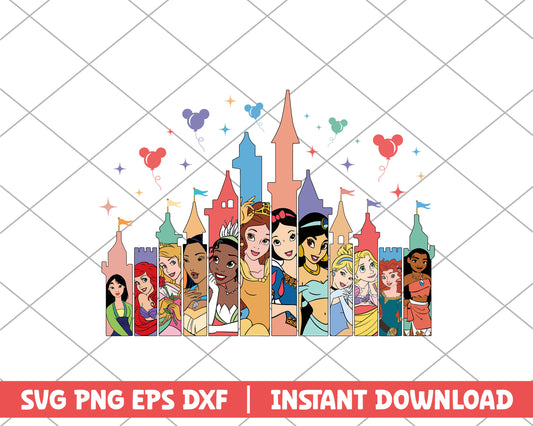 Disney prinncess disney svg