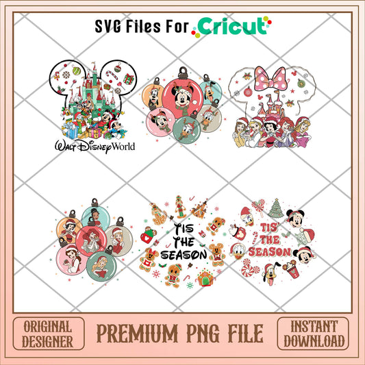 Disneyland snowball characters png bundle