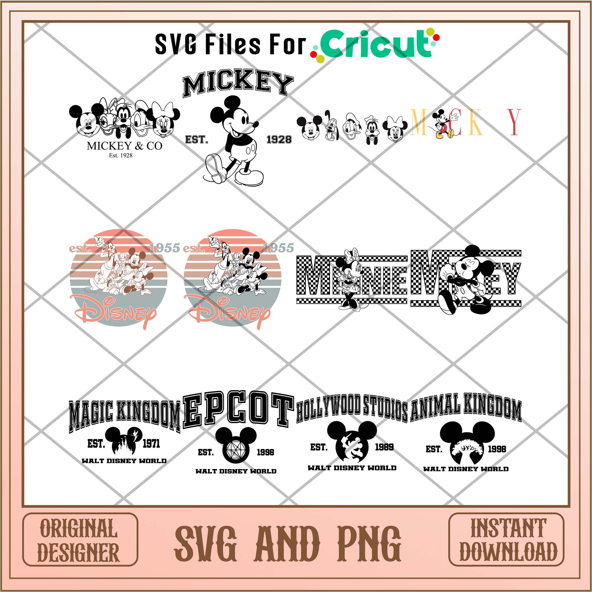 Disney Time Rover Svg Disney retro style svg bundle – svg files for cricut