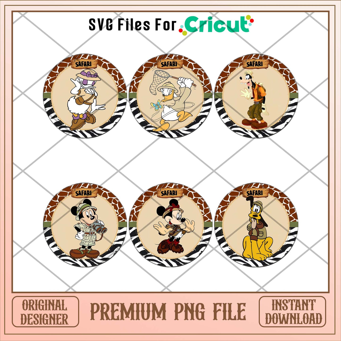 Disney safari friends png bundle