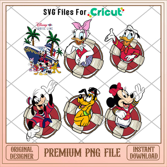 Disney sea cruise lifebuoy png bundle 