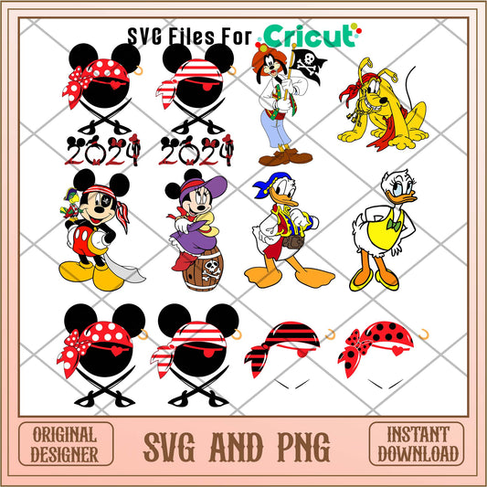 Disney friends sea cruise svg bundle 