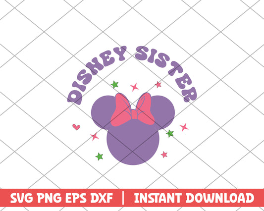 Disney sister mothers day svg 