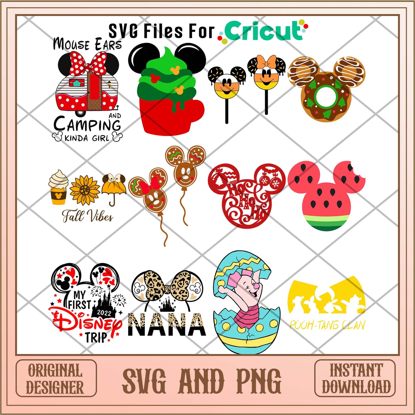Disney Mickey and friends cosplay svg bundle