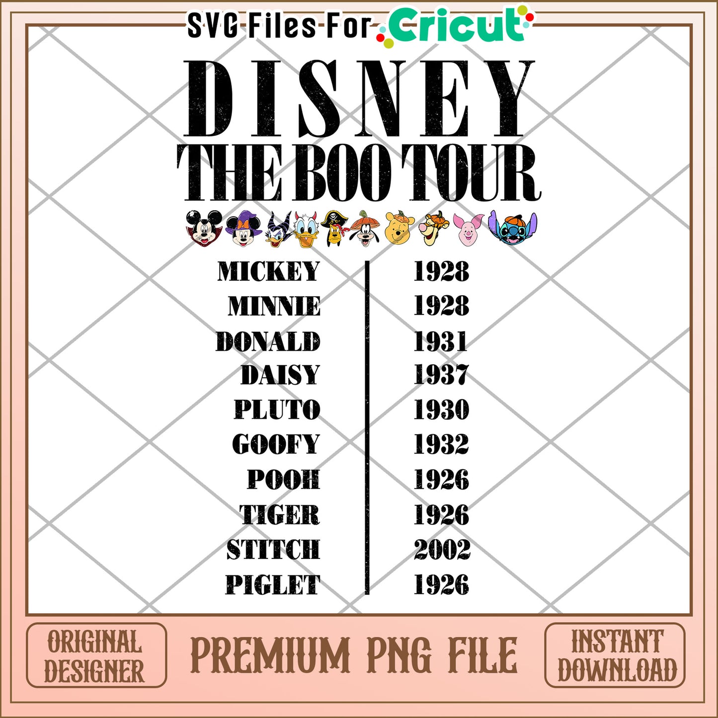 Disney the boo tour png, halloween​ cartoons png, halloween decor png