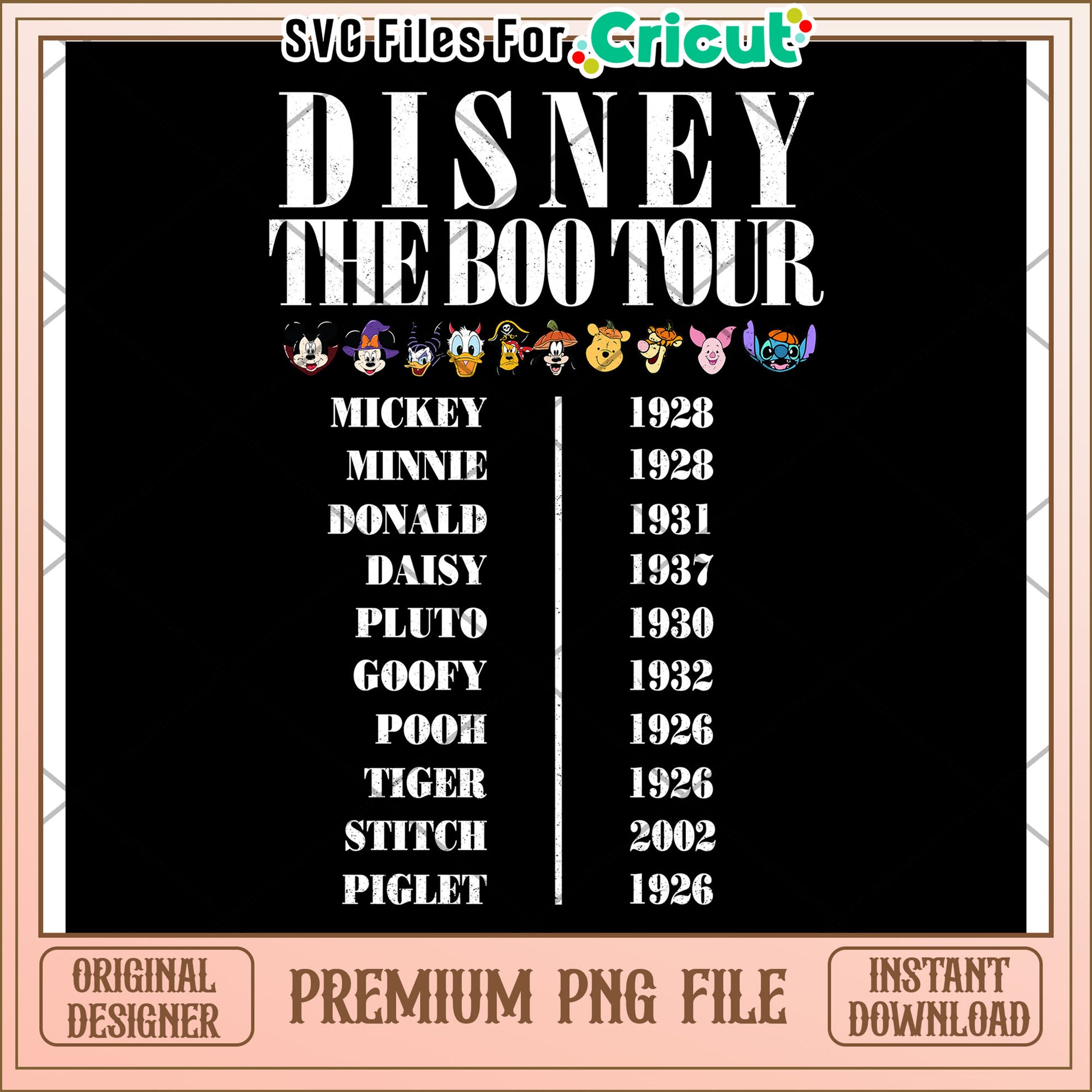 Disney the boo tuor white png, halloween​ cartoons png, halloween decor png