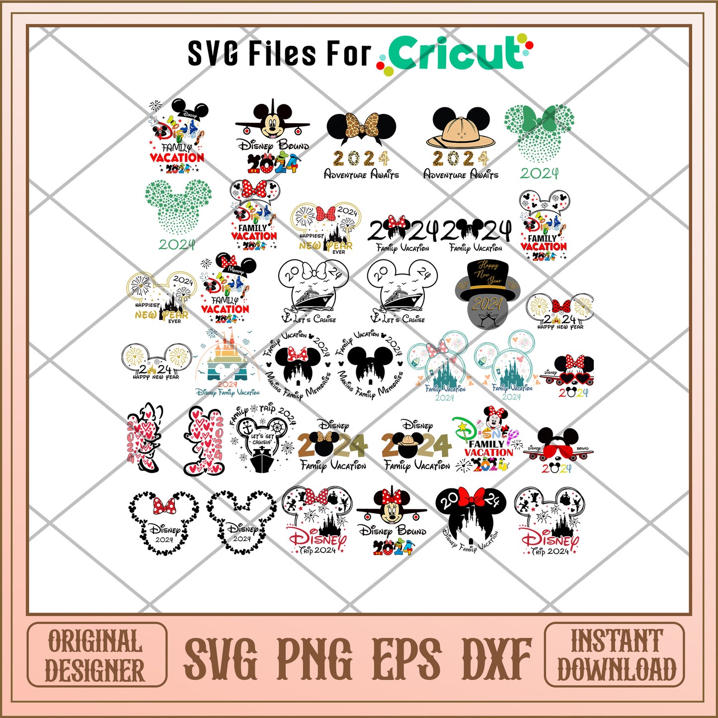 Mickey mouse disney trip svg bundle design