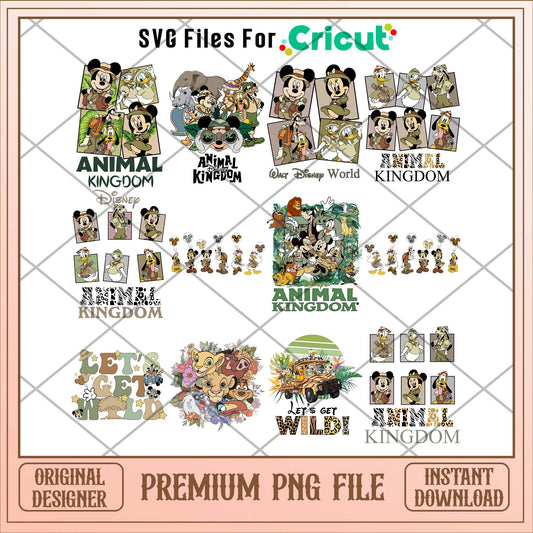 Disney wild animal png bundle ver 3