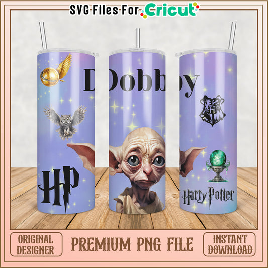 Dobby Harry Potter Tumbler PNG