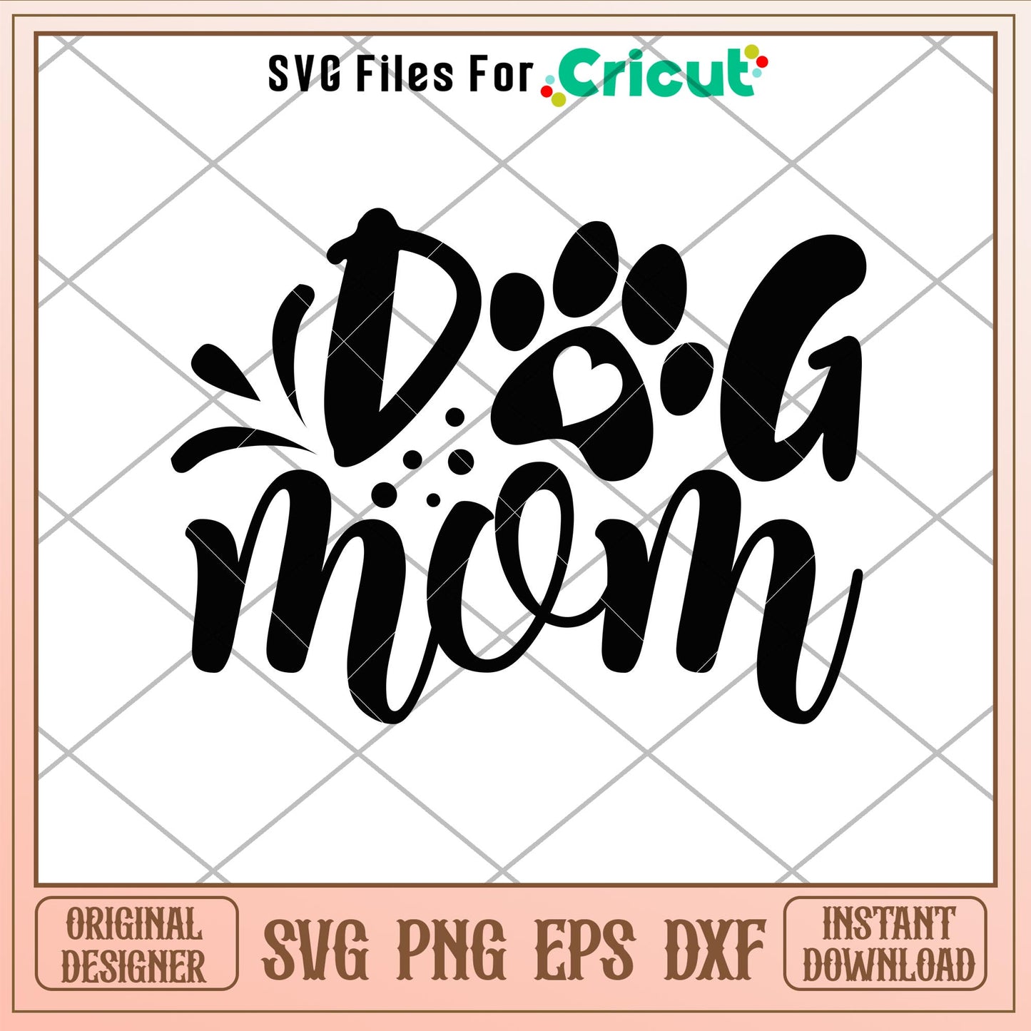 Dog Mom 1 Dog Mom Svg, Fur Mom Svg