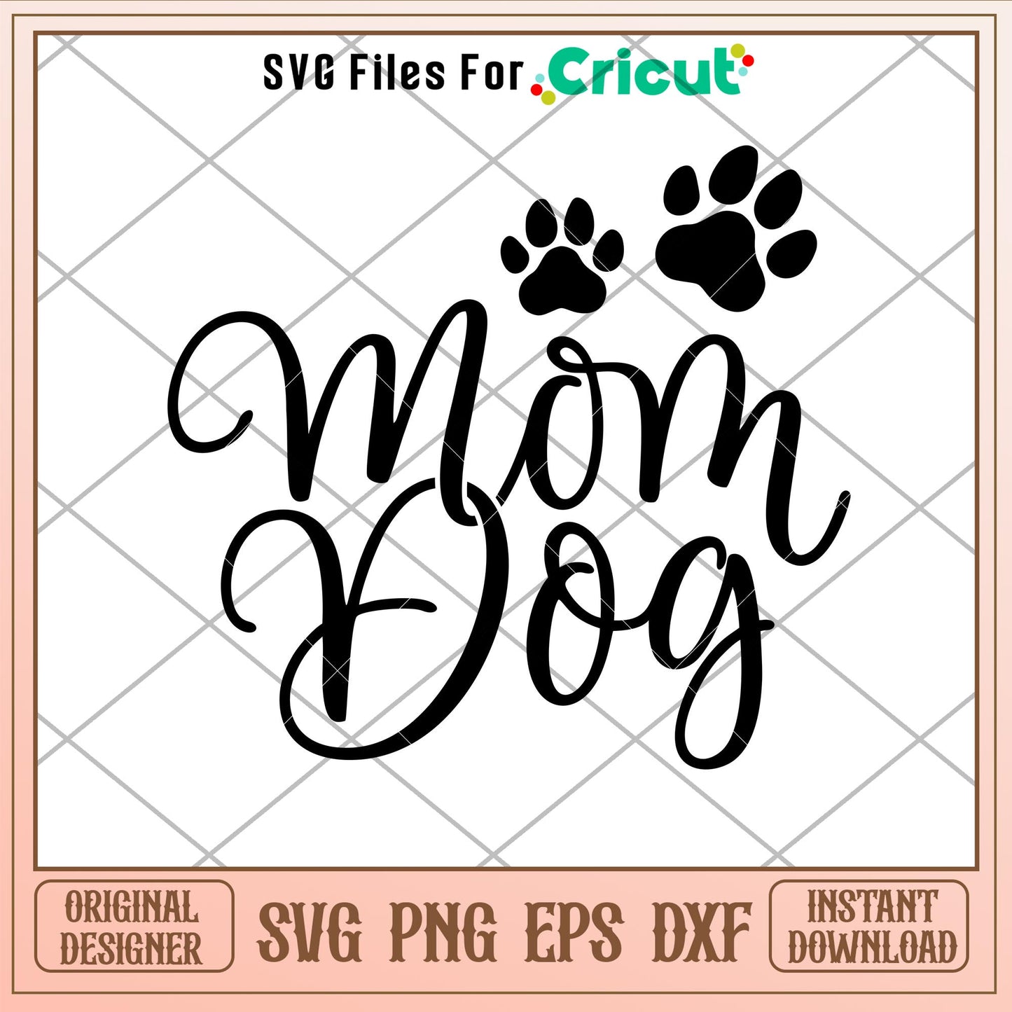 Dog Mom 2 Dog Mom Svg, Fur Mom Svg