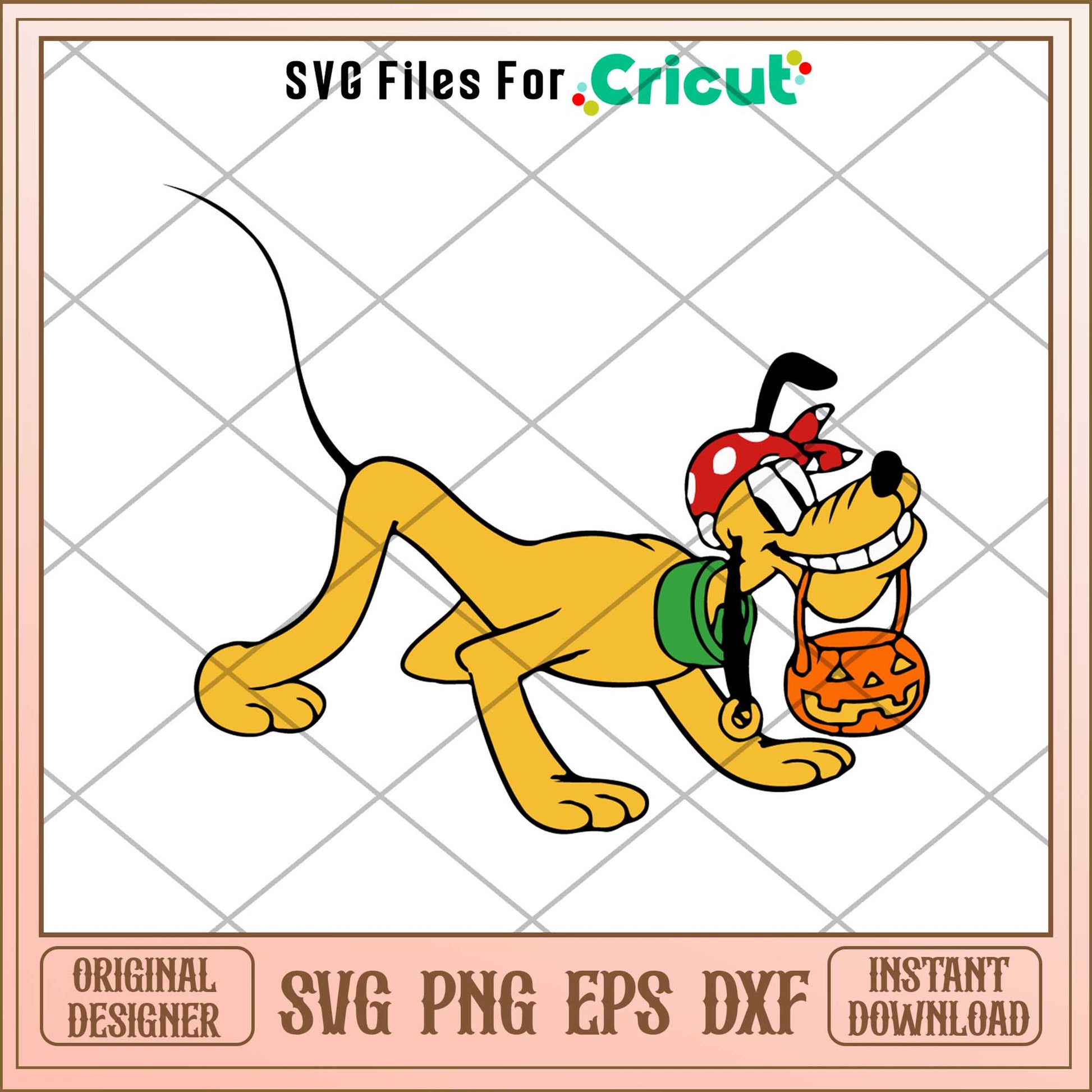 Dog Pluto halloween svg, Disney characters svg, Digital Download