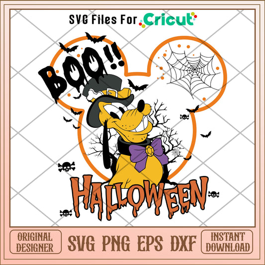 Dog pluto Boo  halloween svg, Disney characters svg, Digital Download