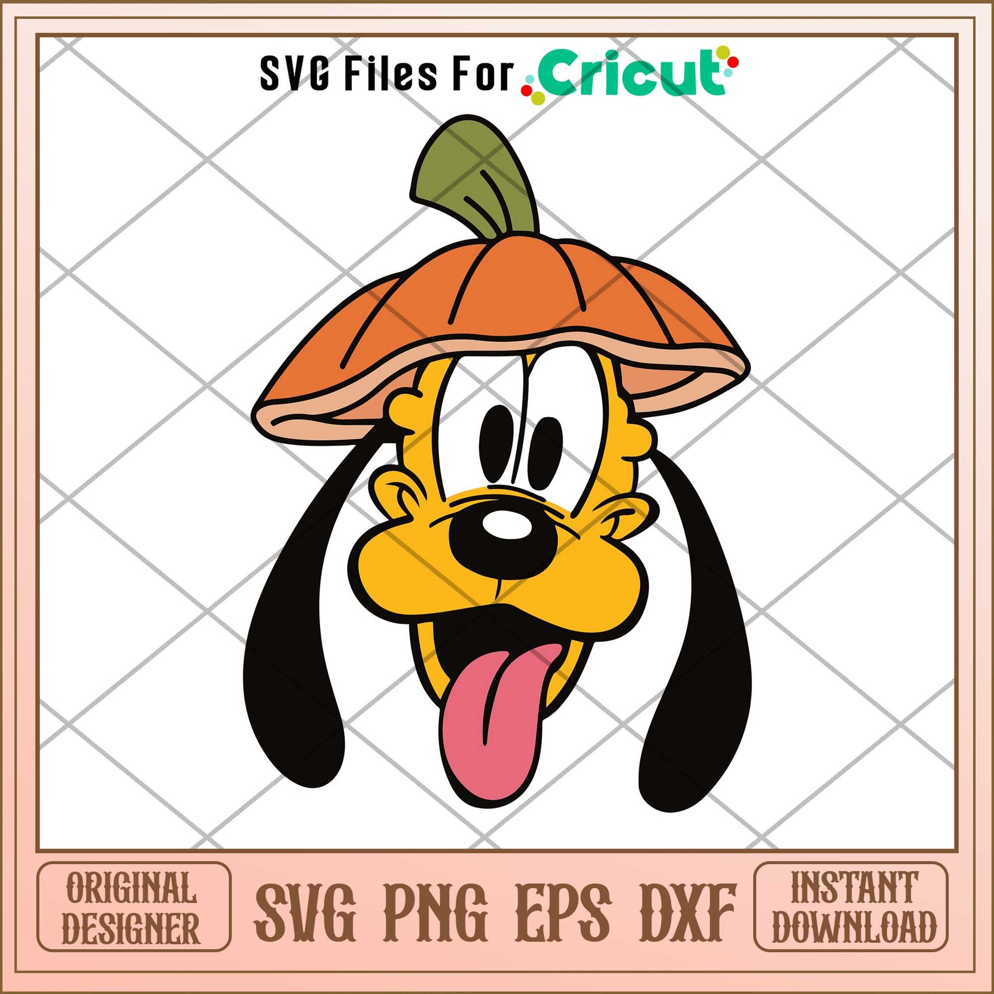 Dog pluto head svg, Disney characters svg, Digital Download