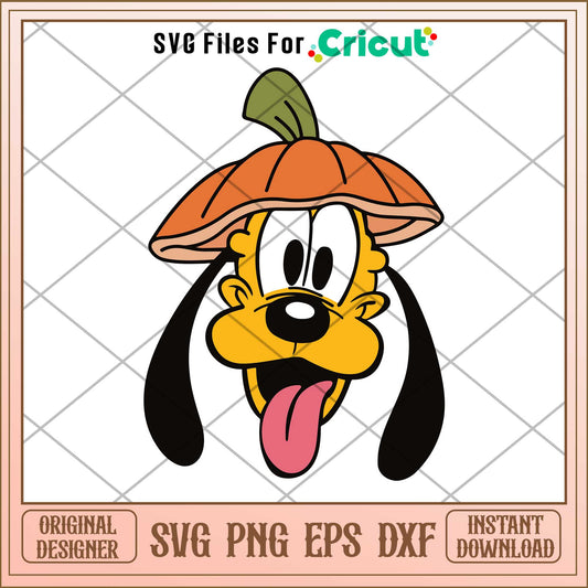 Dog pluto head svg, Disney characters svg, Digital Download