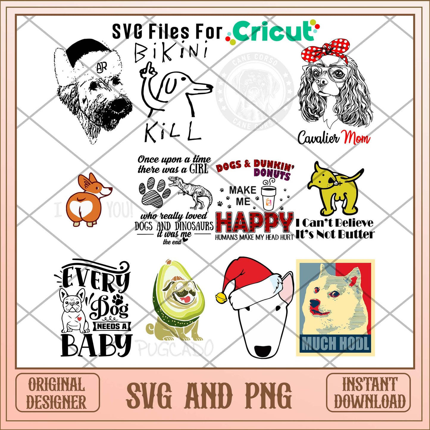 Happy Dogs spirit svg bundle, Animal svg bundle - Svgfileforcricut