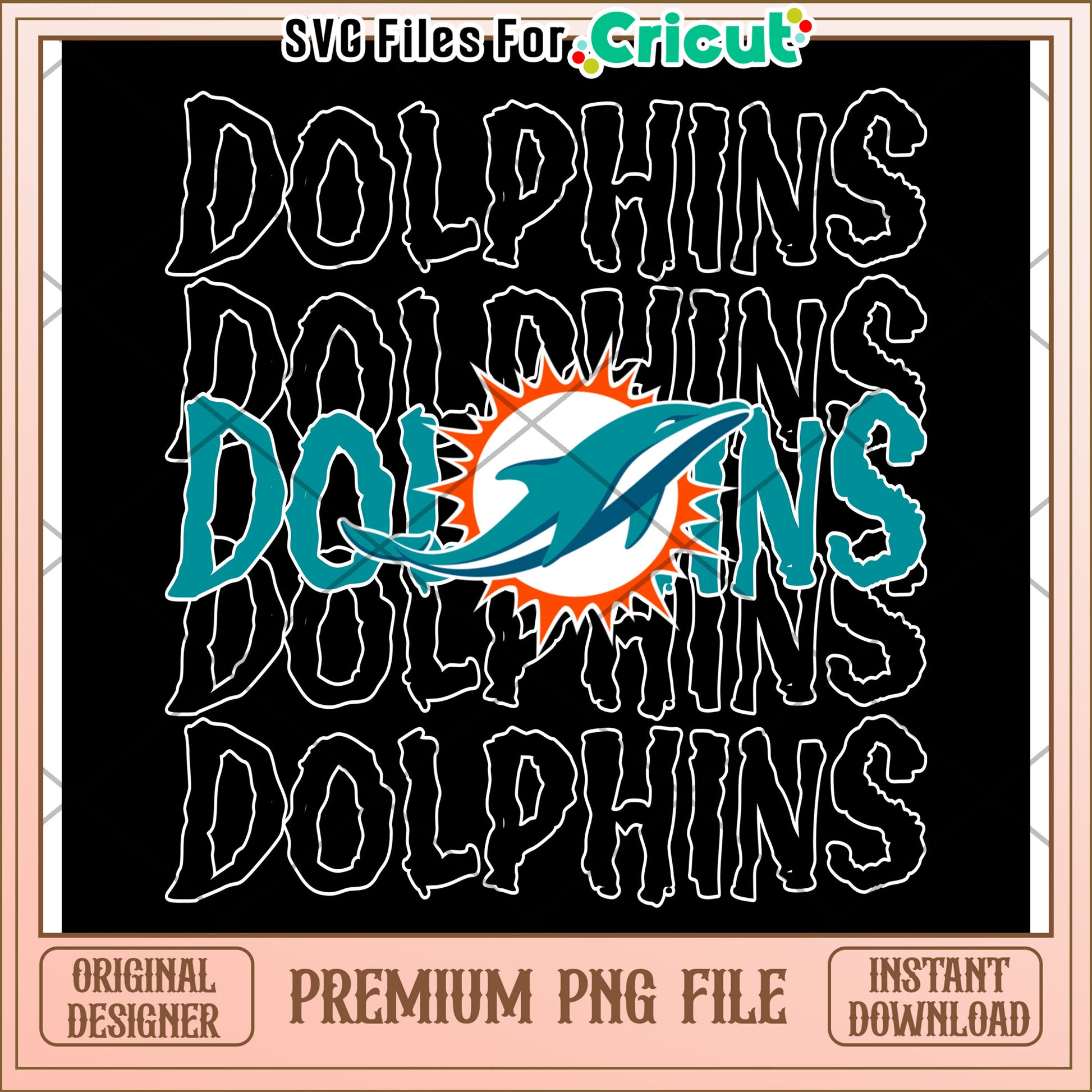 Dolphins SVG File for Cricut, perfect for your crafting projects