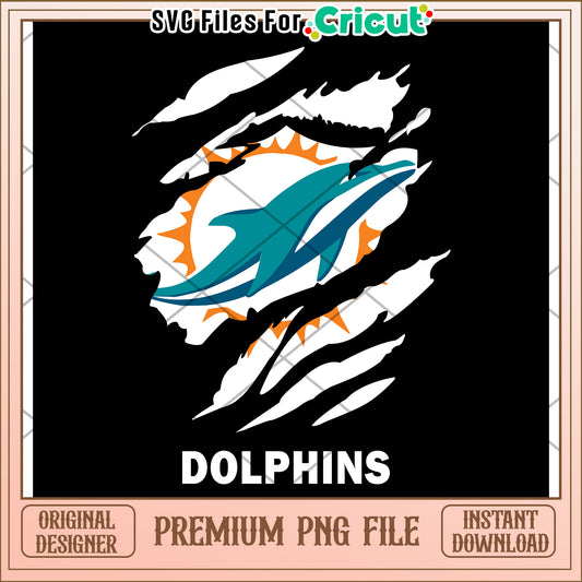 Dolphins graphic design for Cricut projects, perfect for t-shirts