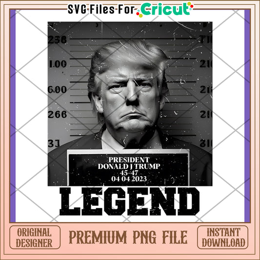 Donald Trump Mugshot PNG Image Download