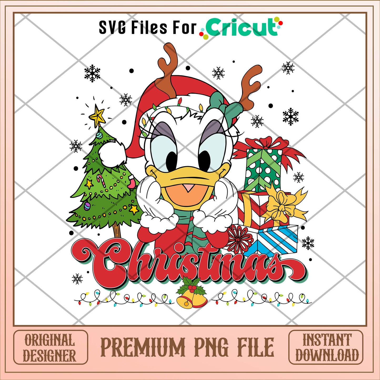 Donald duck christmas day svg, donald duck svg, chrismas svg