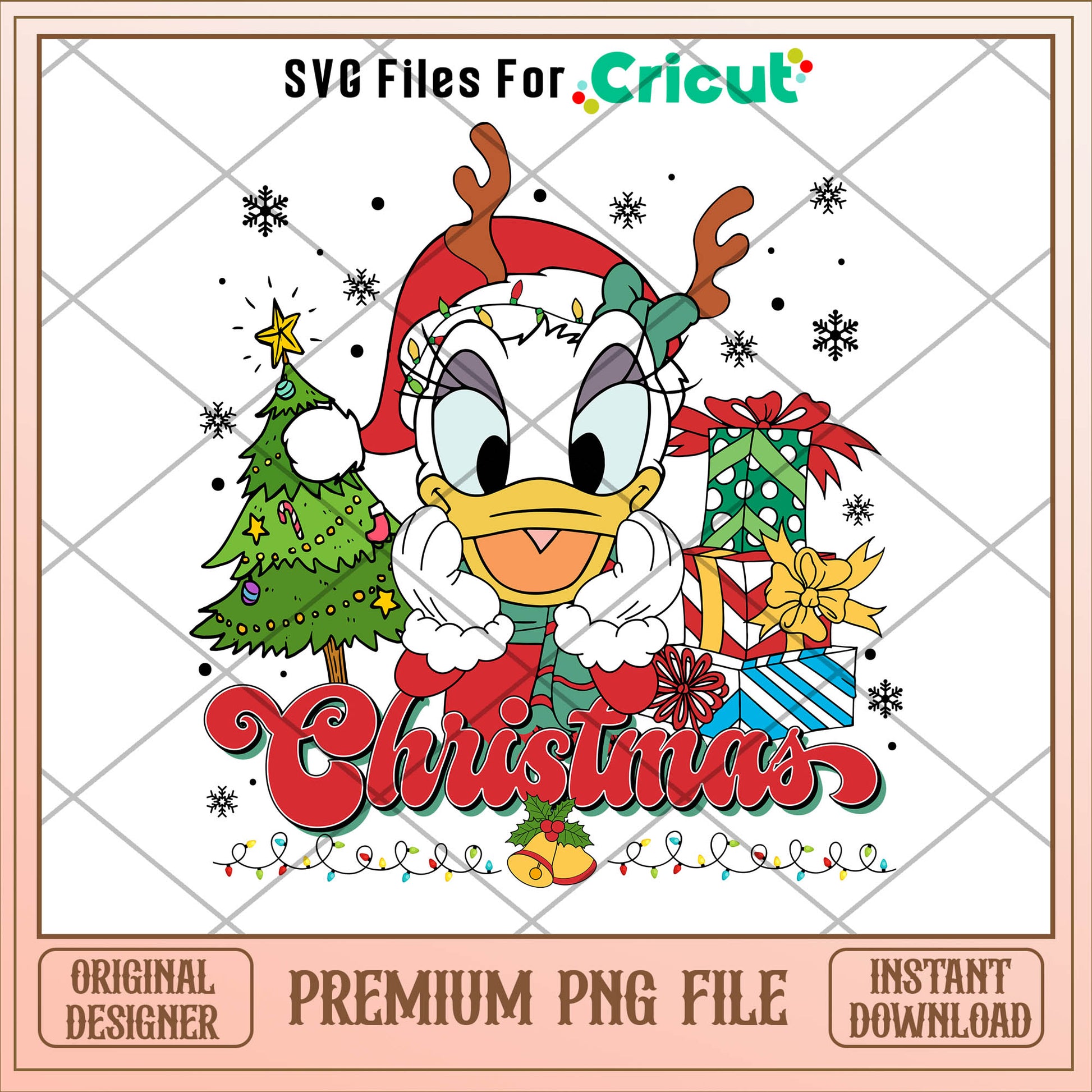 Donald duck christmas day svg, donald duck svg, chrismas svg