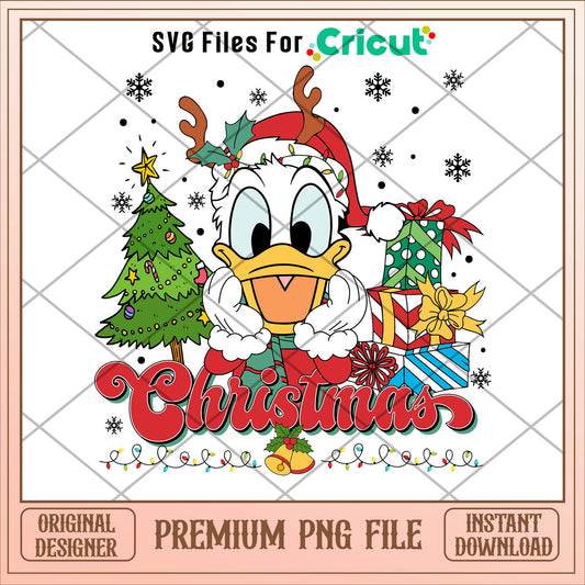 Donald duck christmas day svg, donald duck svg, chrismas svg (3)
