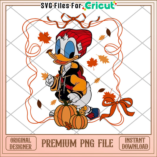 Donald fall png, halloween songs png, halloween cookies png