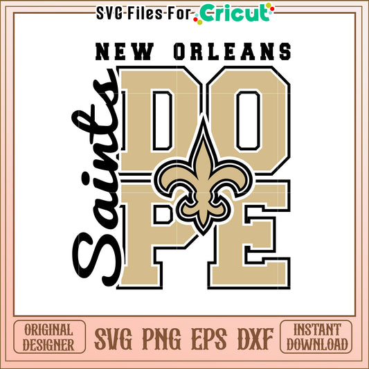 Dope Fleur de Lis SVG Design for Creative Projects