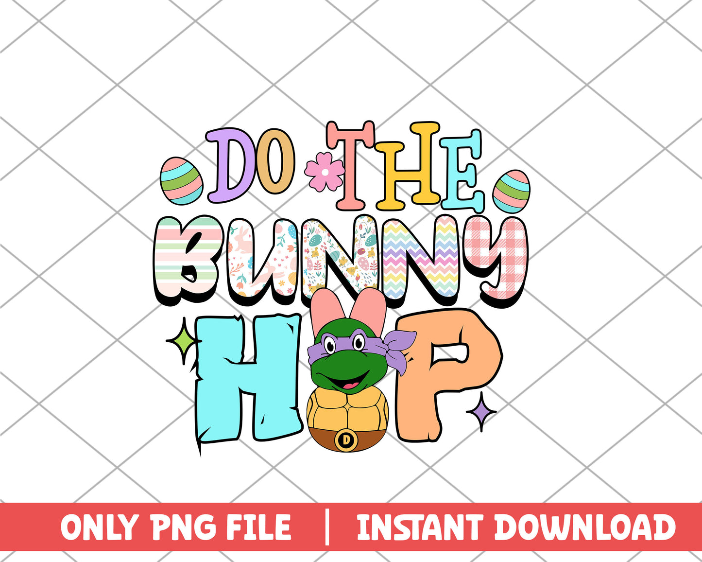 Do the bunny hop easter png 