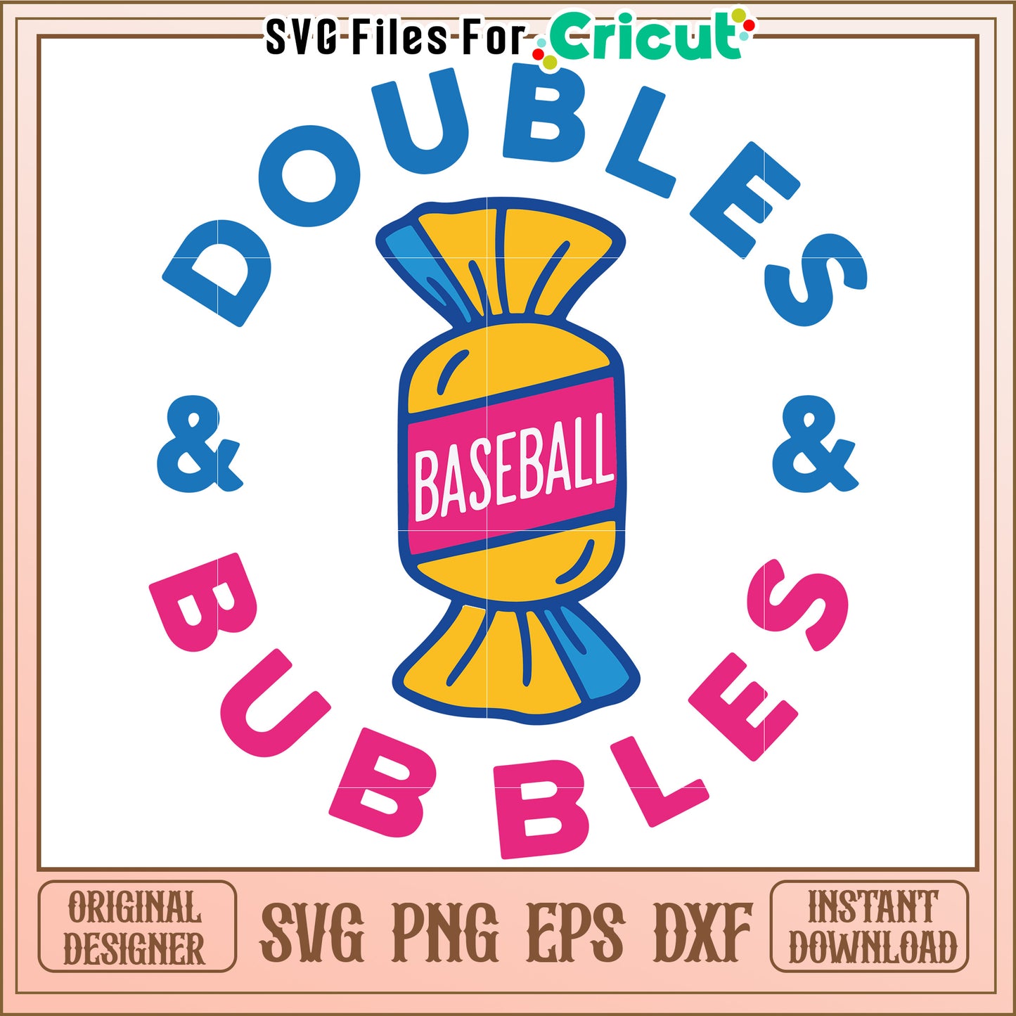 Doubles bubbles svg, halloween candy svg, trick or treat svg